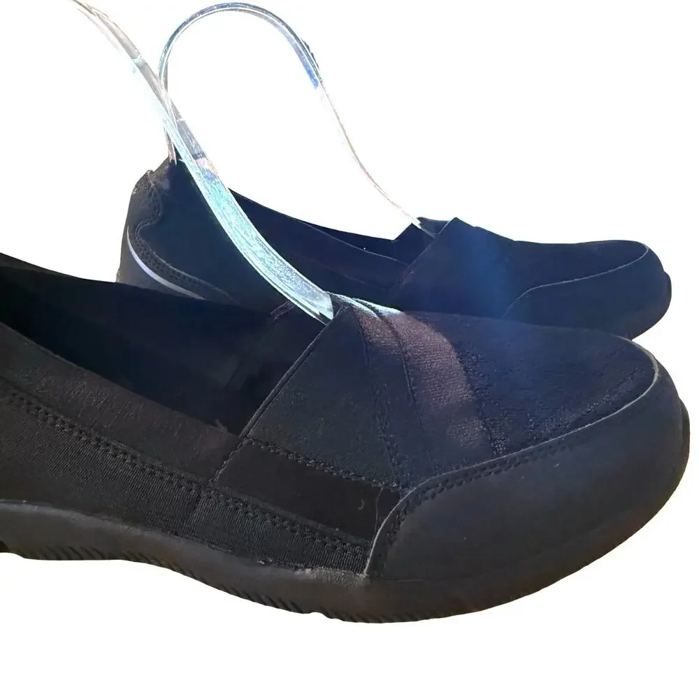 Skechers Be-Lux Daylights Black Mesh Slip On Sneakers Loafers Flats Shoes sz 9